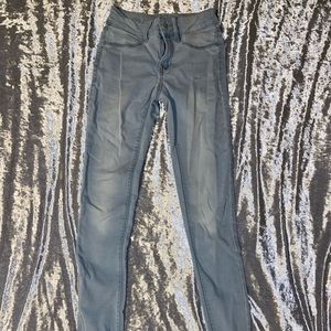 Light blue jean jegging